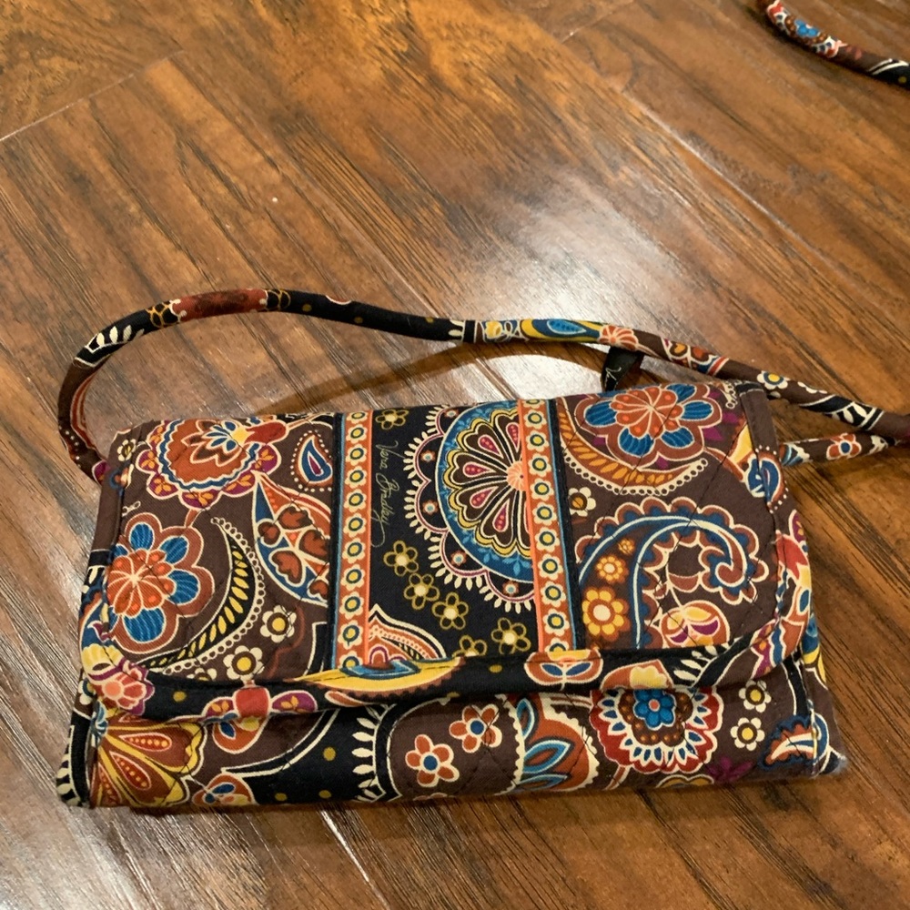 Vera Bradley walleye/ strap and checkbook cover